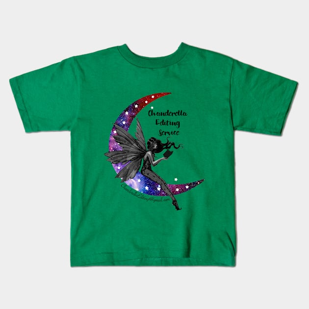 Fairy Moon Kids T-Shirt by chanderella